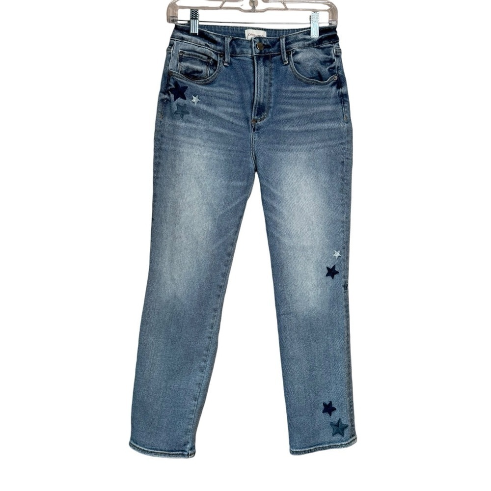 Driftwood Meg Style Embroidered Star Jeans Women’s 26 Rare Style